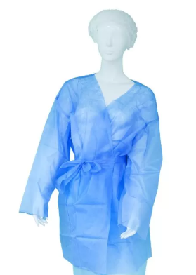 Халат-кимоно с рукавами, СМС, Etto (5 шт./уп.) Халат-кимоно с рукавами, СМС, Etto (5 шт./уп.)