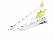 Катетер урологического типа Фолея JS (2-х ходовой, силиконовый, стерильный), размер 18