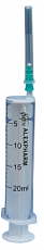 Шприц ін'єкційний 2-компонентний 20 мл, Luer Slip, голка 21G (0.8×40 мм) ALEXPHARM (1 шт./уп.)