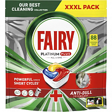 Капсули для посудомийних машин FAIRY Platinum plus Лимон (88 шт./уп.) Капсули для посудомийних машин FAIRY Platinum plus Лимон (88 шт./уп.)