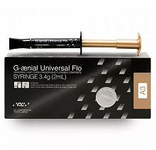 G-AENIAL Universal Flo – реставрационный текучий композит светового отверждения, 3.4 г, A3