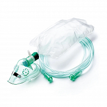 Маска кислородная нестерильная с мешком (для взрослых), длина кислородной трубки — 2.1 м, "ВОЛЕС" Маска кислородная нестерильная с мешком (для взрослых), длина кислородной трубки — 2.1 м, "ВОЛЕС"