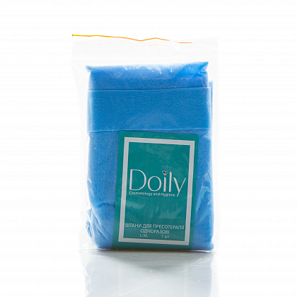 Штани для пресотерапії на зав'язці L/XL, спанбонд, Doily. Колір: блакитний Штани для пресотерапії на зав'язці L/XL, спанбонд, Doily. Колір: блакитний