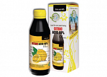 Лимонна кислота CITRIC ACID 40%, 200 мл