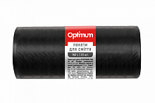 Пакеты для мусора OPTIMUM черные LD, 90х110 см, 160 л (20 шт./уп.)