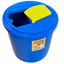 Контейнер для медичних відходів 25 л, синій, Afacan Plastik