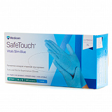 Рукавички нітрилові текстуровані без пудри SafeTouch Advanced Vitals 3 г (100 шт./уп.). Розмір: XL Рукавички нітрилові текстуровані без пудри SafeTouch Advanced Vitals 3 г (100 шт./уп.). Розмір: XL