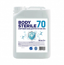 Антисептическое спиртовое средство для кожи «BODY STERILE 70», 5 л