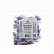 Трусики-стринги одноразовые женские, размер L/XL (50 шт./уп.), Monaco Style. Цвет: фиолетовый 
