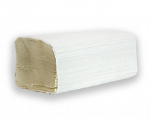 Полотенца бумажные V-укладки, однослойные, макулатура, 17х20 см (250 листов/уп.), Devisan