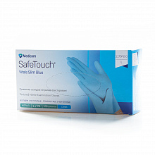 Рукавички нітрилові текстуровані без пудри SafeTouch Advanced Vitals 3 г (100 шт./уп.). Розмір: L Рукавички нітрилові текстуровані без пудри SafeTouch Advanced Vitals 3 г (100 шт./уп.). Розмір: L