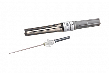 Голка VACUETTE VISIO PLUS 22G x 1 1/2" (0.7 х 38 мм), чорна, стерильна, прозора камера, без натурального каучукового латексу (100 шт./уп.)