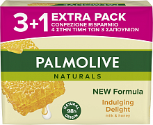 Туалетне мило PALMOLIVE Молоко і мед, 90 г (4 шт./уп.)