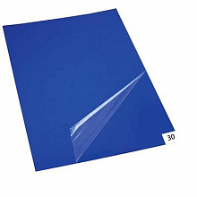 Антимикробный многослойный липкий коврик 60х90 см (30 слоев, 5 шт./уп.). Цвет: синий