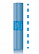 Одноразові простирадла в рулонах 0.6х180 м з перфорацією (1.8 м),  Монако. Колір: блакитний