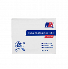 Скло предметне зі шліфованими краями 25.4х76.2х1 мм, MEDRYNOK (50 шт./уп.)