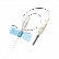 Катетер для ін'єкцій тип "метелик" з луер адаптером, р. 23G, стерильний, Волес (100 шт./уп.)