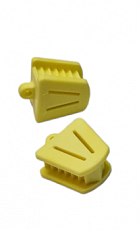 Стоматологический ретрактор средний, размер S (33х28х17 мм), желтый (1 шт./уп.) Стоматологический ретрактор средний, размер S (33х28х17 мм), желтый (1 шт./уп.)