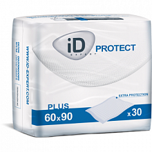 Пелюшки гігієнічні для дорослих ID Protect Plus 60х90 см (30 шт./уп.) Пелюшки гігієнічні для дорослих ID Protect Plus 60х90 см (30 шт./уп.)