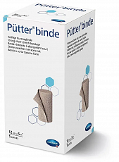 Бинт короткої розтяжності Pütter binde (Пюттер бінде), 12см х 5м