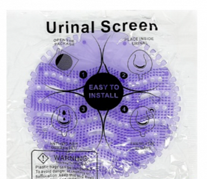 Освіжувач-решітка для пісуарів VS-110F Purple. Аромат: лаванда Освіжувач-решітка для пісуарів VS-110F Purple. Аромат: лаванда