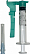 Шприц инъекционный трехкомпонентный безопасный 2 мл, Luer Lock (игла 0.6х25 мм), 100 шт./уп.