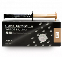 G-AENIAL Universal Flo – реставраційний текучий композит світлового затвердіння, 3.4 г, B2