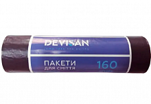 Пакеты для мусора Devisan черные LD, 90х110 см, 160 л (10 шт./уп.)