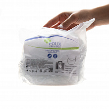 Набородник одноразовый из спанбонда, Polix PRO&MED (100 шт./уп.). Цвет: белый Набородник одноразовый из спанбонда, Polix PRO&MED (100 шт./уп.). Цвет: белый