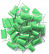 Трусики-стринги одноразовые женские, размер S/M (50 шт./уп.), Monaco Style. Цвет: зеленый
