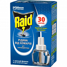 Жидкость для фумигатора Raid, 21.9 мл (30 ночей без комаров) Жидкость для фумигатора Raid, 21.9 мл (30 ночей без комаров)