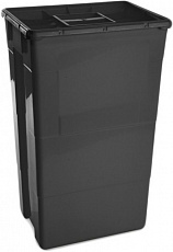 SC  контейнер для утилизации медицинских отходов с крышкой MONO, 60 л. Цвет: черный