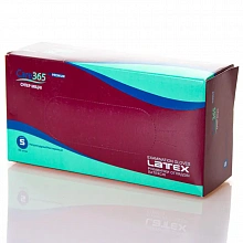 Перчатки латексные супер прочные с удлиненной манжетой ТМ Care365 Premium (50 шт./уп.). Размер: S