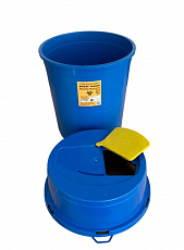 Контейнер для медичних відходів 30 л, синій, Afacan Plastik
