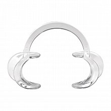 Стандартный стоматологический ретрактор, тип С, размер L (132х90х17 мм), прозрачный, (1 шт./уп.) Стандартный стоматологический ретрактор, тип С, размер L (132х90х17 мм), прозрачный, (1 шт./уп.)