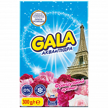 Пральний порошок для ручного прання Gala Аква-Пудра Французький аромат, 300 г