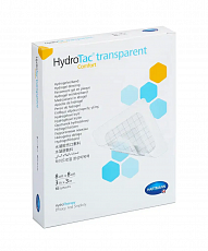 Пов'язка гідрогелева HydroTac transparent Comfort, 8х8 см