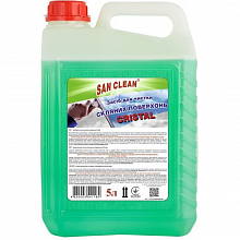 Средство для чистки стекла Кристалл SAN CLEAN, 5 л