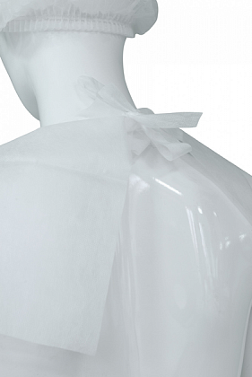 Пелерина косметологическая на завязках, СМС, Etto (10 шт./уп.) Пелерина косметологическая на завязках, СМС, Etto (10 шт./уп.)