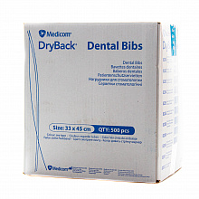 Салфетки стоматологические Dry-Back Medicom (500 шт./ящ). Цвет: голубой