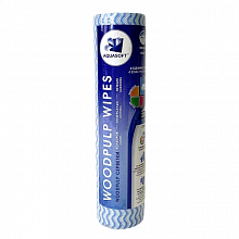 Серветки Aquasoft Woodpulp сітка 25х30 см, Блакитна хвиля (30 шт./уп.)