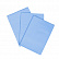 Нагрудники-салфетки 33х41 см, трехслойные Fortius Pro (50 шт./уп.). Цвет: голубой