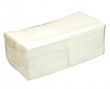 Салфетки банкетные 2-слойные белые, 33х33 см Z-BEST (200 шт./уп.)
