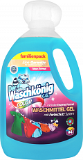 Гель для прання без фосфатів, автомат Waschkonig Color, 3.305 л