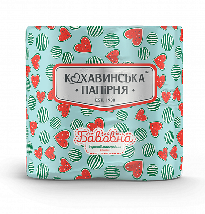 Рушники рулонні "Бавовна" — целюлозні, 2-шарові, білі (2 шт./уп.) Рушники рулонні "Бавовна" — целюлозні, 2-шарові, білі (2 шт./уп.)