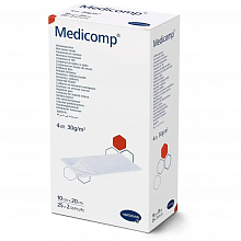 Салфетки Medicomp 10х20 см (25х2 шт./уп.)