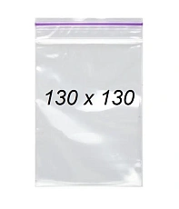 Пакет - струна 13х13 см із замком Zip-Lock (100 шт./уп.)