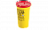 DISPO Контейнер для сбора игл и медицинских отходов, 1 л (с PP, круглый)