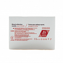 Голка для забору крові для вакуумних систем, р. 22G (0.7) чорна, JS (100 шт./уп.)