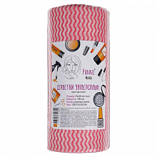 Салфетки спанлейс 25х30 см, 60 г/м2, Panni Mlada (100 шт./рул.). Цвет: розовая волна Салфетки спанлейс 25х30 см, 60 г/м2, Panni Mlada (100 шт./рул.). Цвет: розовая волна